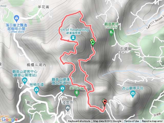 觀音山、硬漢嶺、逆走北橫古道