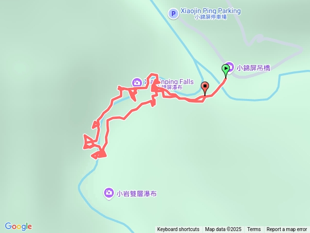 小錦屏垂降