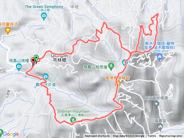 飛鳳山-2023-1223秘境路線