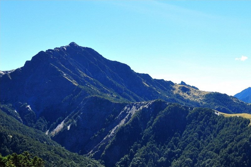 台灣山岳小檔案 中央山脈最高的五座百岳 健行筆記