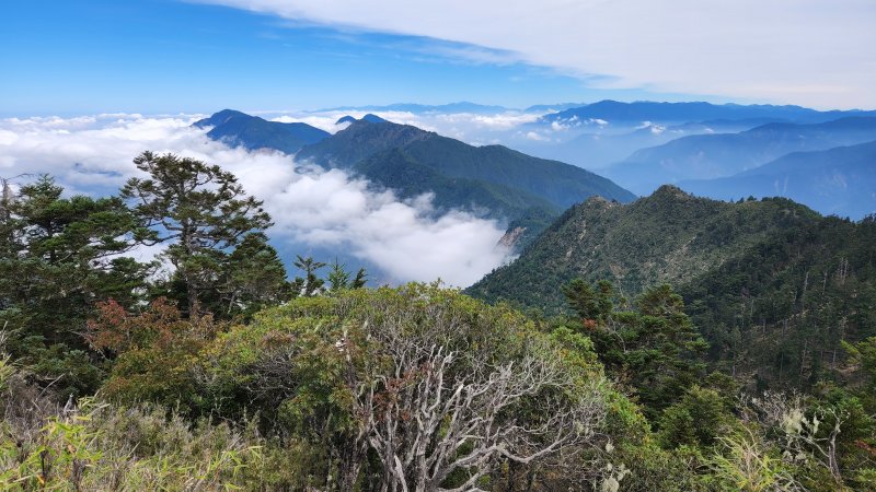 【百岳】八秀,夢幻雲海,尊爵展望,南投郡大山,連走郡大山北峰,望鄉山