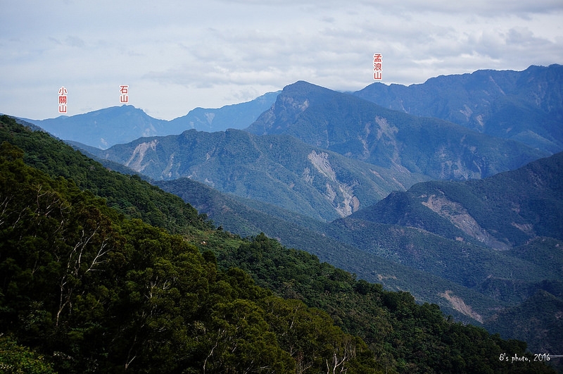 上南真我山產道東北方展望