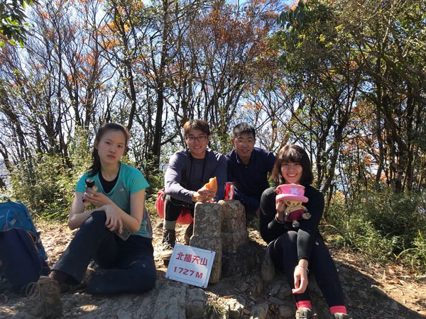 林望眼山上北插天山出馬岸山一日.山毛櫸