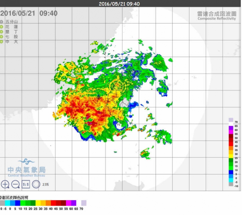 戶外百科 聽見雨的回音 雷達回波 健行筆記