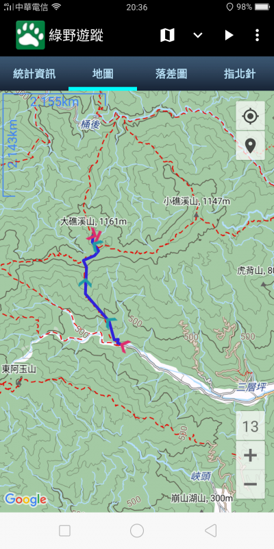 202002 父子蘭陽五嶽之三 在大礁溪從大礁溪上大礁溪山 健行筆記