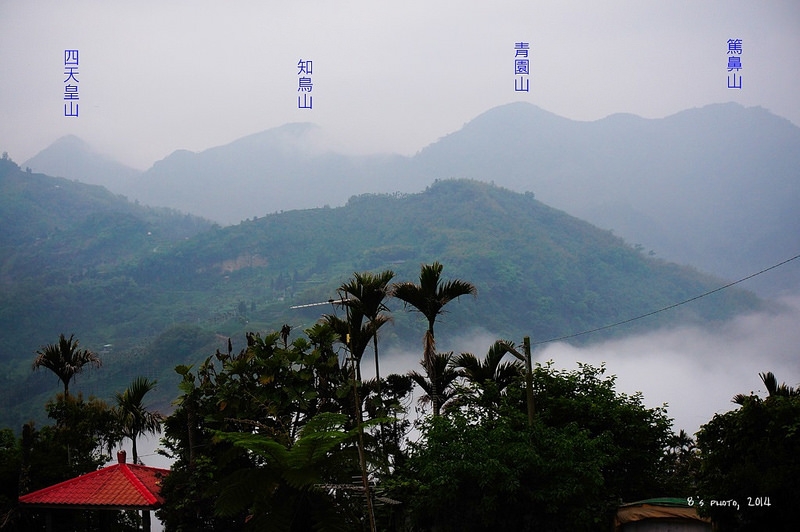 茶園高點眺望四大天王山