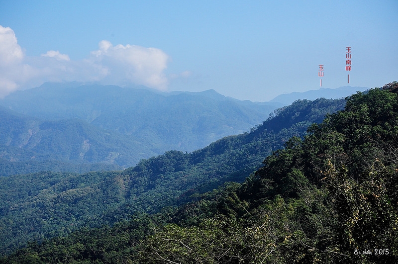 展望點看遠方玉山