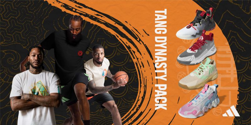 【新鞋速報】adidas「唐朝系列」籃球鞋磅礡登場 三大NBA球星化身唐代俠客