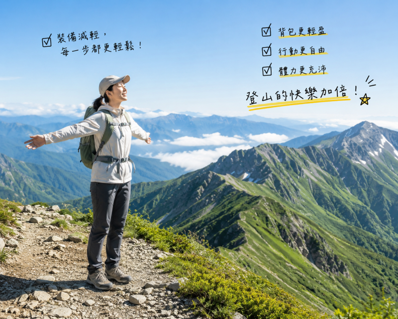 【登山知識】新手登山輕量化：從秤開始的減法練習