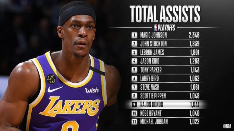 Kobe Rondo NBA / Rondo季後賽助攻數超越Kobe 排名第九 | 籃球筆記