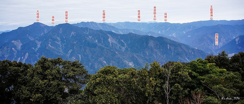 井步山東北方展望