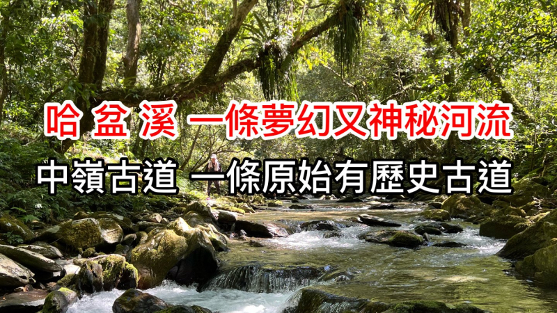 《SBT探勘》哈盆溪 一條夢幻又神秘河流 | 中嶺古道 一條原始有歷史古道 水陸探勘路線