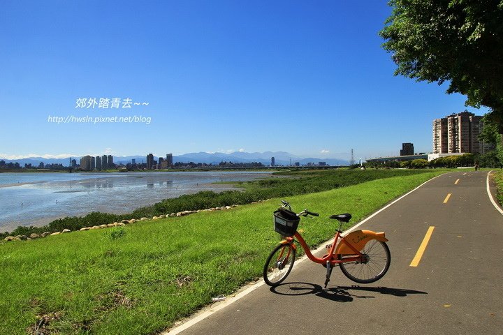 新北市 粼光淡水河 八里左岸自行車道 健行筆記