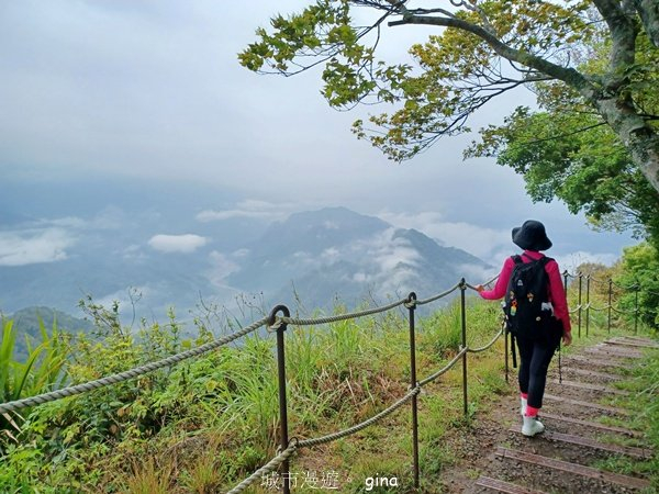 【苗栗大湖】山頂展望佳等到雲海。 馬那邦山登山步道