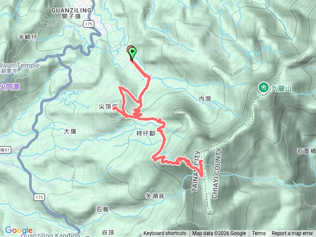 關子嶺大凍山、檳榔山（黃牛山）預覽圖