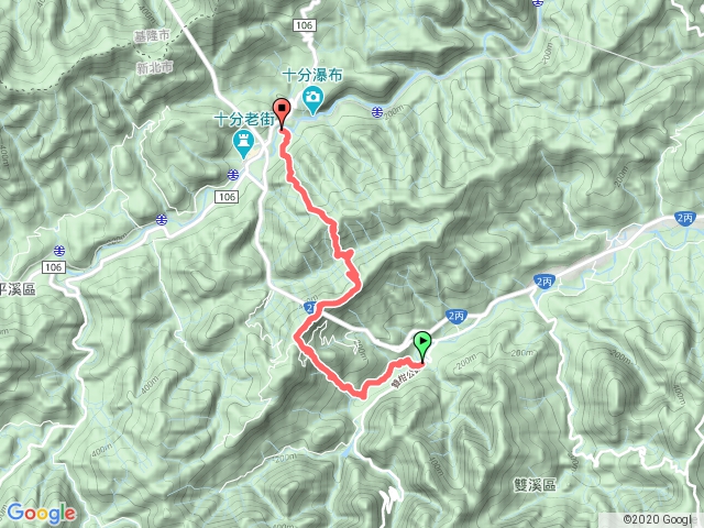 淡蘭古道中路: 雙溪威惠廟~泰發炭窯遺址~內平林山出十分車站