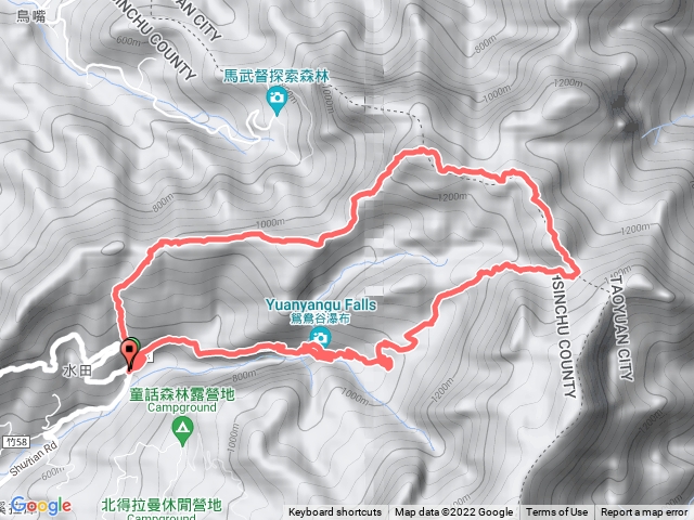 20220417蓮包山、外鳥嘴山、鴛鴦谷瀑布O型