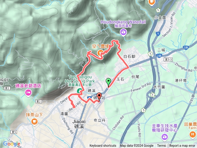 礁溪山泉大飯店_白石腳_跑馬古道_玉泉居_跑馬古道公園_礁溪火車站