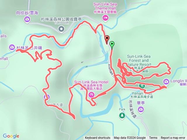 杉林溪燕庵步道杜鵑林道越嶺古道