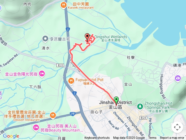 2025-06-10 金山清水濕地賞荷花─荷花池一區→金山三清宮→美人蕉群→荷花池二區→荷花池三區→黃老伯小鶴基地