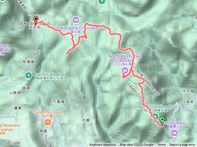 陽明山大縱走第三段