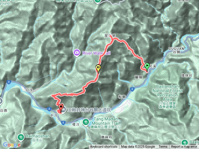 屋東縱走，經德（雪）福蘭步道