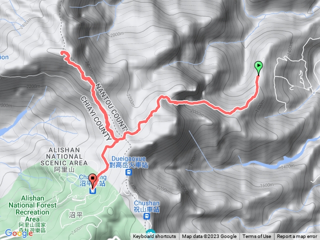 神阿縱走+大塔山