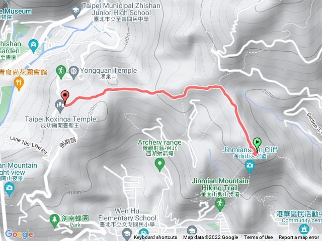 金面山 劍南路登山口