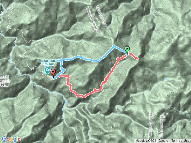 20210102雪白山西丘斯山東泰野寒山O型2日