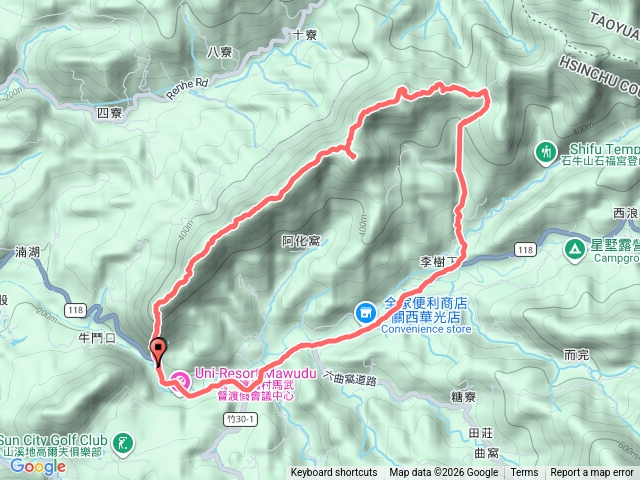 高普山.彩和山.油井窩山