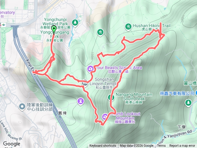 虎山九五峰六巨石永春崗
