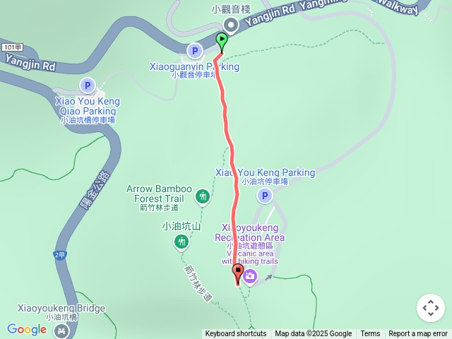 【任務一】2025臺北大縱走臺北大縱走第二段：二子坪至小油坑202504031153