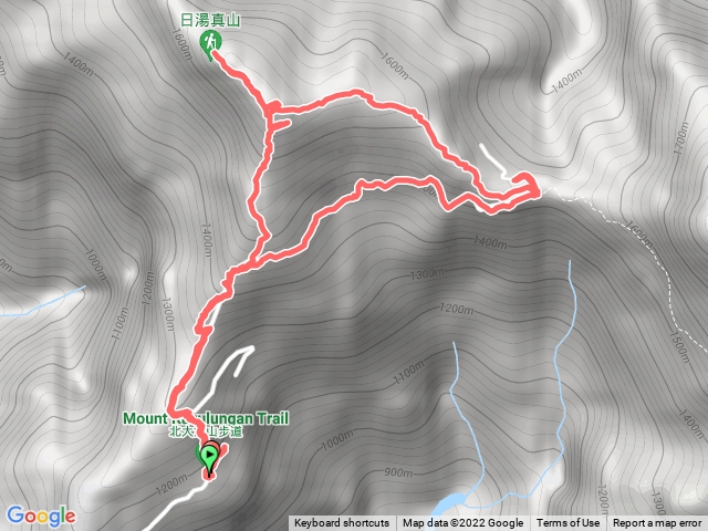 日湯真山舊登山口環形線