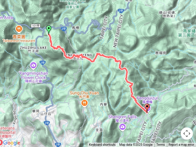 【任務一】2025臺北大縱走臺北大縱走第三段：小油坑至風櫃口202505011645