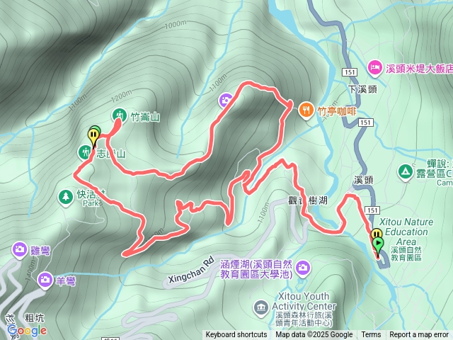 114、09、08溪頭山．竹崙山．志騰山（樟仔林林道上－溪頭山下）