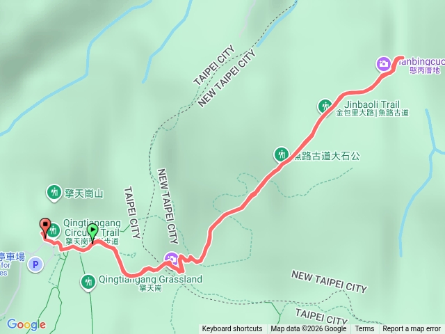 陽明山金包里大路預覽圖