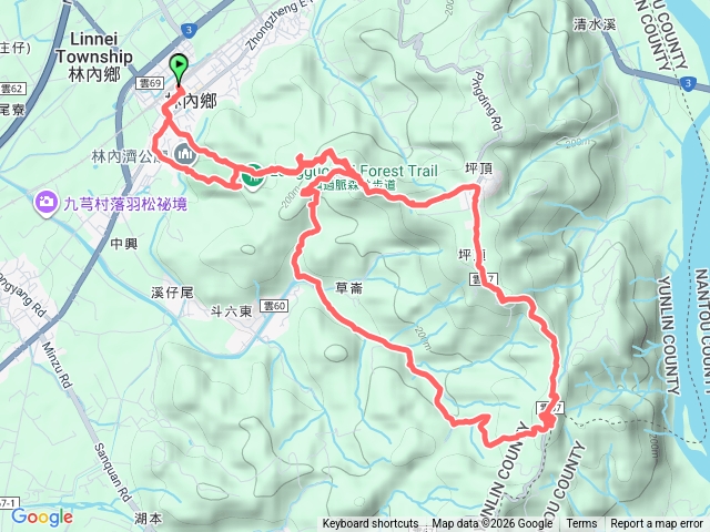 林内龍過脈森林步道O繞預覽圖