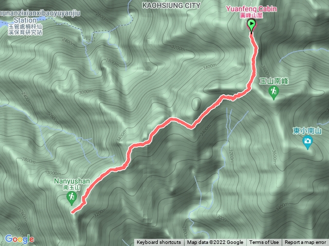 三日玉山後四峰+主東峰，D1圓峰山屋-南玉山折返