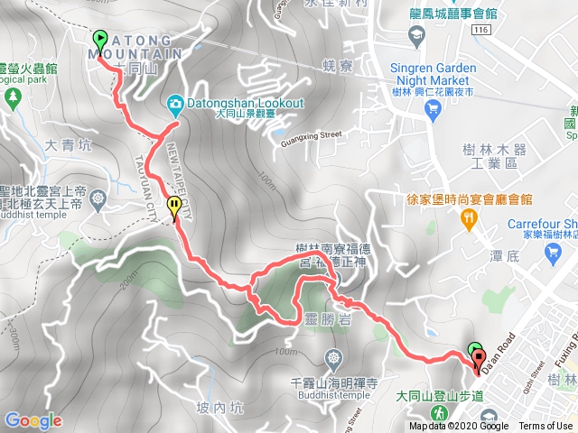 大同山青龍嶺三角埔頂山來回