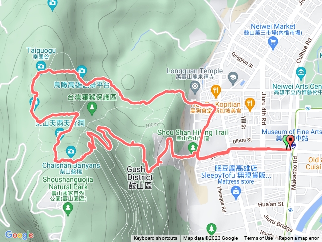 柴山A進B出 O型路線