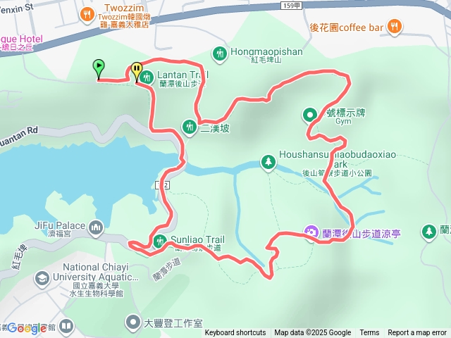 蘭潭後山步道、紅毛埤山預覽圖