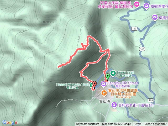 奮起湖光崙山、摩天嶺山縱走預覽圖