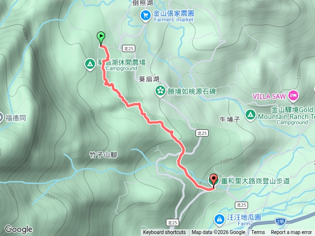 新北市金山大路崁步道