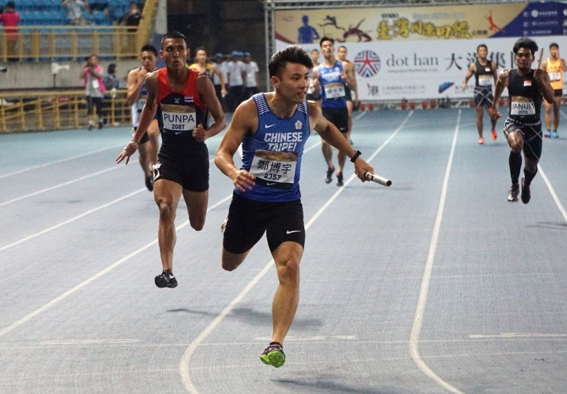 【台灣田徑賽】400公尺接力隊破全國 放眼世錦賽門票