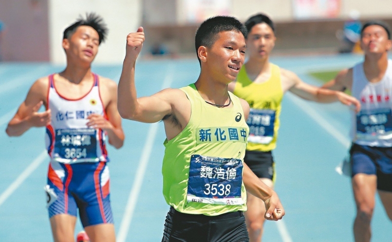 【新聞】全中運／最速國中生 魏浩倫 200M 再破大會