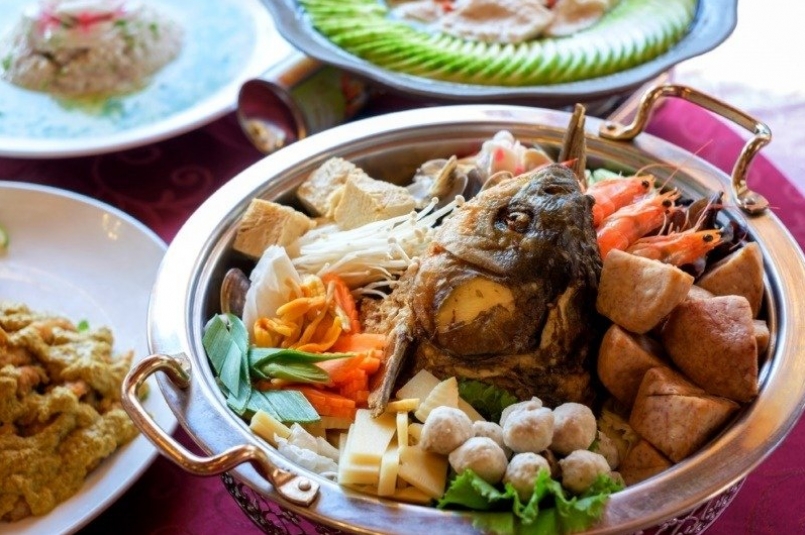 桃園市龍潭好玩好吃，石門活魚料理好幾吃聞名。 圖／市府觀旅局 提供