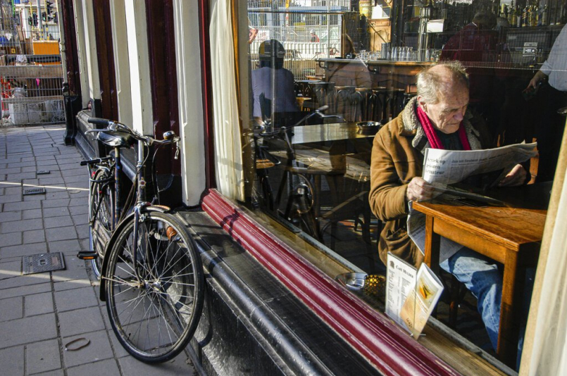 荷蘭阿姆斯特丹街景。 圖／美聯社