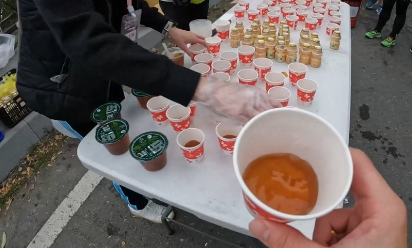 嘉義雙潭馬拉松，現煮思慕魚湯暖心暖胃