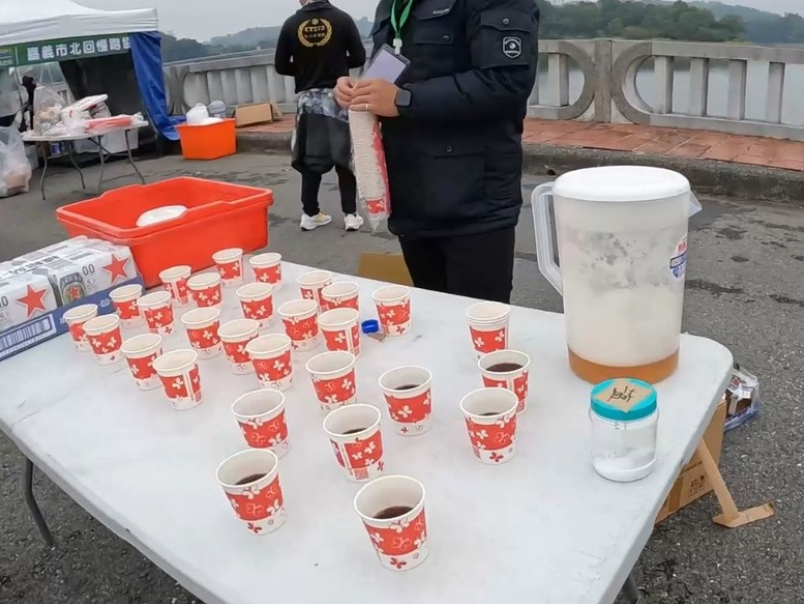 嘉義雙潭馬拉松，現煮思慕魚湯暖心暖胃