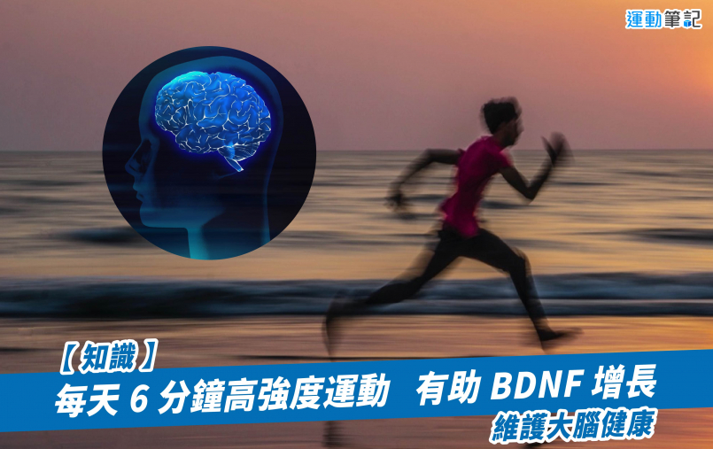 【知識】每天 6 分鐘高強度運動    有助 BDNF 增長  維護大腦健康
